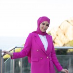 Ensemble Blazer Rose Fushia.