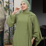 Abaya Yakine Verte