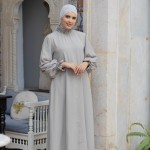 Abaya Yaccut Gris