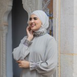 Abaya Yaccut Gris