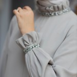 Abaya Yaccut Gris