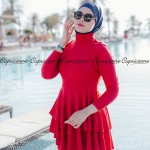 Burkini Ballerina Rouge