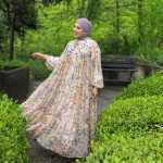 Robe FLOWER Beige