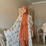 Burkini Mango Orange 4 Pièces