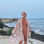 Burkini Silvy Orange ( avec pancho ) 2