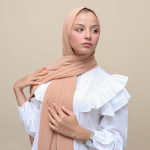 Foulard chiffon - BEIGE CHAMOIS