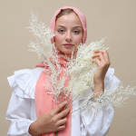 Foulard chiffon - CORAIL