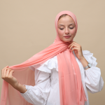 Foulard chiffon - CORAIL