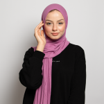 Foulard coton viscose - BUBBLEGUM