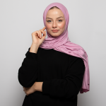 Foulard coton viscose - BLUSH