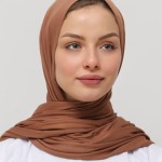 FOULARD COTON VISCOSE CINNAMON