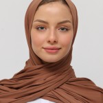 FOULARD COTON VISCOSE CINNAMON