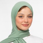 Foulard Coton Vert D'eau