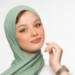 Foulard Coton Vert D'eau