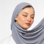 Foulard Chiffon GRIS