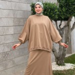 Ensemble Jupe SEDRA Camel