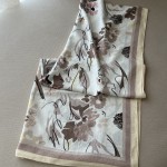Foulard Imprimé GARDEN Jaune.