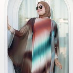 Burkini 4 Pièces HAWAÏ Marron/Vert