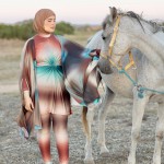 Burkini 4 Pièces JAMAÏCA Vert/Marron