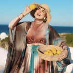 Burkini 4 Pièces Mango Vert/Caramel