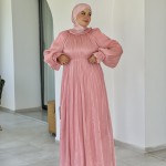 Robe Soirée MIRA Rose Foncée