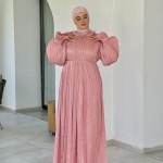 Robe Soirée MIRA Rose Foncée