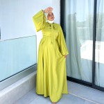 Robe Pensée Vert Kiwi