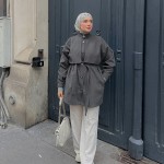 Manteau Elif Gris