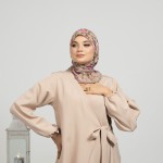 Abaya RATEEL Beige.