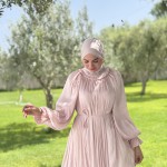 Robe Soirée MIRA Rose Poudrée