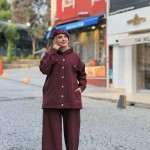 Ensemble Nida Burgundy
