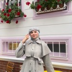 Manteau Elvan Court Gris