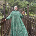 Robe FLOWER Verte 2