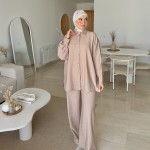 Ensemble Pearly Beige Foncée