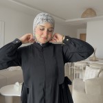 Abaya Sahar Noir