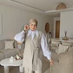 Ensemble Trois Piéces Blanc cassé