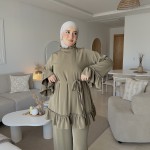 Ensemble Lara Vert Olive