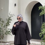 Ensemble Ivy Noir ( avec gants )