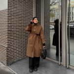 Manteau Sevda Chocolat
