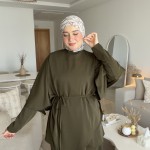 Ensemble Papillon Vert Olive